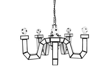 LED cardboard pendant lamp CUT'N PASTE CHANDELIER Seletti