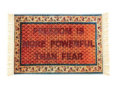 Rectangular synthetic fibre rug FREEDOM Seletti
