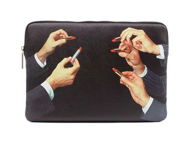 Tasche für Laptop LIPSTICKS BLACK Seletti
