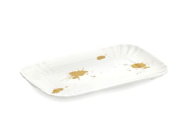 Bandeja rectangular de porcelana MEDIUM TRAY Seletti