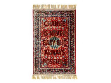 Rectangular synthetic fibre rug POSSIBLE Seletti