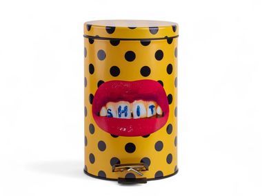 Abfalleimer aus Metall SHIT 12L Seletti