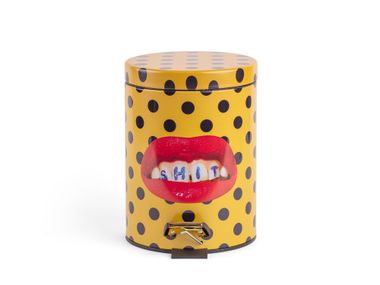 Abfalleimer aus Metall SHIT 5L Seletti