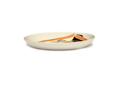 Dessertteller aus glasiertem Feinsteinzeug FEAST DESSERT PLATE Serax