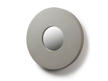 Specchio rotondo in cemento da parete NARCISSE Serax