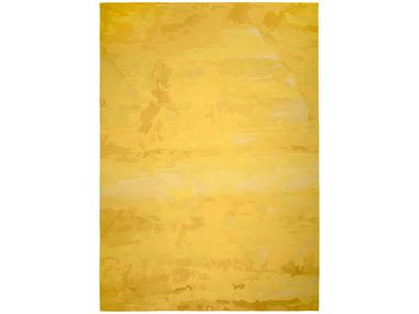 Rectangular handmade bamboo fibre and wool rug AURORA Serge LESAGE