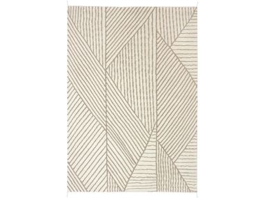 Handmade rectangular wool rug CONNECTION 2 Serge LESAGE