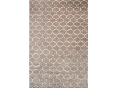 Patterned handmade rectangular viscose rug ROYAL Serge LESAGE