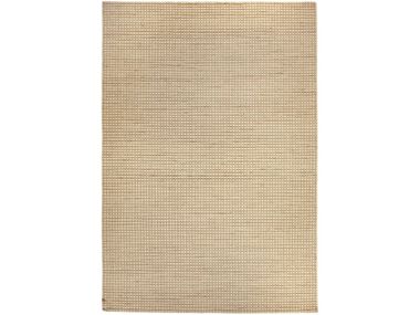 Solid-color handmade wool and jute rug TISSA Serge LESAGE