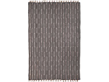 Handmade rectangular fabric rug ZURI Serge LESAGE
