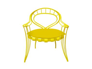 Silla de jardín con cojin integrado OPUS GARDEN LACCATA Sergio Villa Mobilitaly