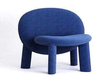 Fabric armchair without armrests DINO Shishka Project