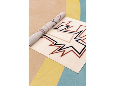 EMOTIONS 1 Rectangular patterned polypropylene rug By Shishka Project