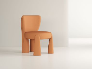 Sedia imbottita in tessuto PONY Shishka Project