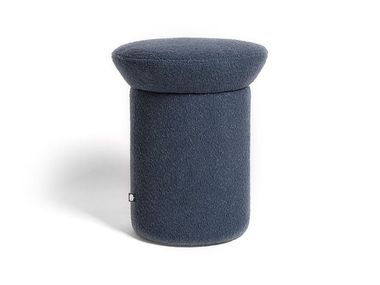 Round fabric pouf SCREW 081 Shishka Project