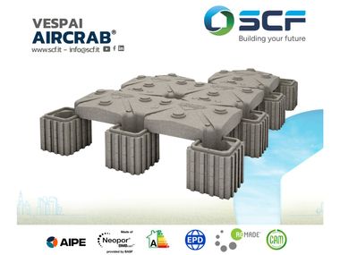 Sicilferro, AirCrab Vespaio iso areato in EPS ad altezza variabile