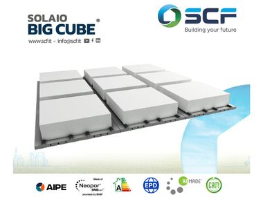 Formwork panel and lightening element for floor slab SOLAIO BIG CUBE Sicilferro