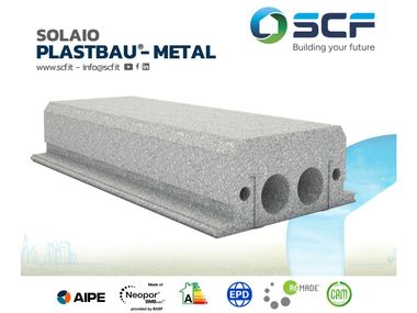 Sicilferro, Solaio PLASTBAU METAL Solaio in polistirene e lamiera zincata