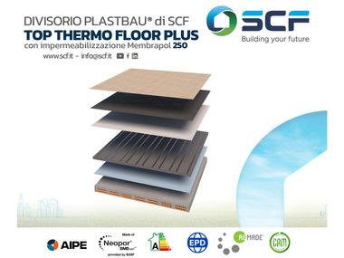 Sicilferro, TOP THERMO FLOOR Sistema isolante a secco per coperture piane calpestabili