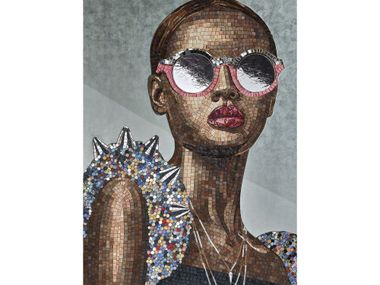 Mosaico de vidrio HONEY PORTRAIT Sicis