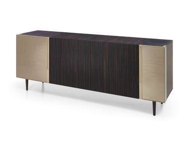 Ebony sideboard with doors ISLAND Sicis