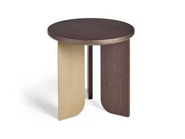 Round wooden coffee table LIAM Sicis