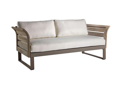Divano da giardino in teak a 2 posti KOMFY Sifas