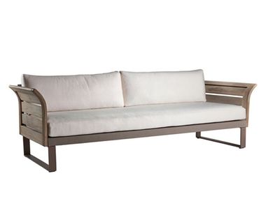 Divano da giardino in teak a 3 posti KOMFY Sifas