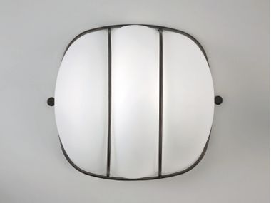 LED blown glass ceiling light CAGE Siru