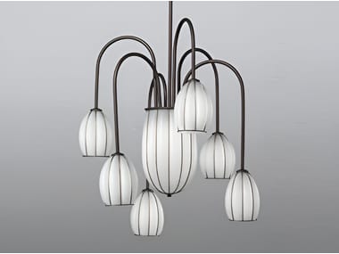 Lampadario in vetro di Murano SALICE RS 430 Siru