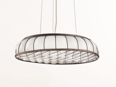 Lampada a sospensione in vetro di Murano SOFFICE MS 441 Siru