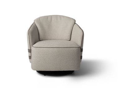 Drehbarer Sessel aus Stoff mit Armlehnen HOLA Sit Design