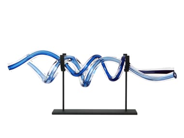 Soprammobile in vetro soffiato COIL 32 SkLO