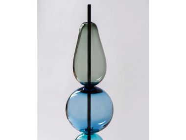 STACK Blown glass sculpture By SkLO | design Karen Gilbert, Paul Pavlak