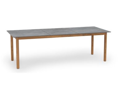 Rectangular composite material garden table KOSTER Skargaarden