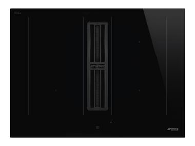 Piano cottura a induzione con cappa integrata HOBD472D2 Smeg