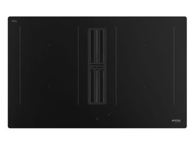 Piano cottura a induzione con cappa integrata HOBD382N2 Smeg