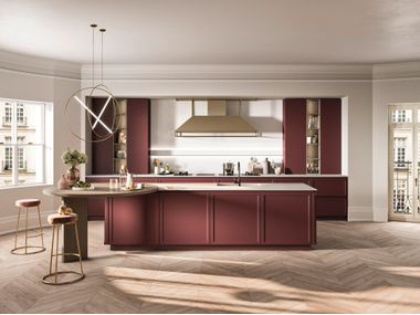 Fitted kitchen with island FRAME Snaidero