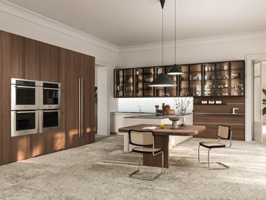 Cozinha integral com península OPERA Snaidero