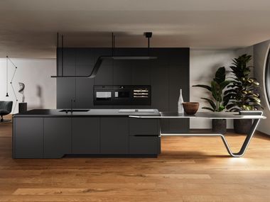 Fitted kitchen with island VISION Snaidero