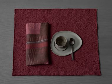 Rechteckiger Tischset aus Baumwolle BUTÌ FLOR Society Limonta