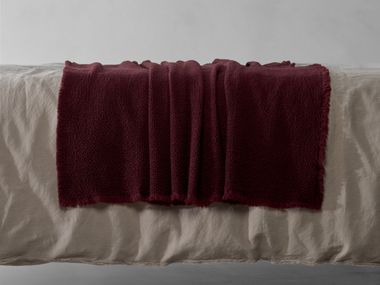 Solid-color wool lap robe NID Society Limonta