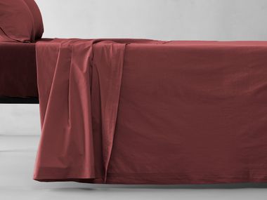 Solid-color cotton bed sheet TALE Society Limonta