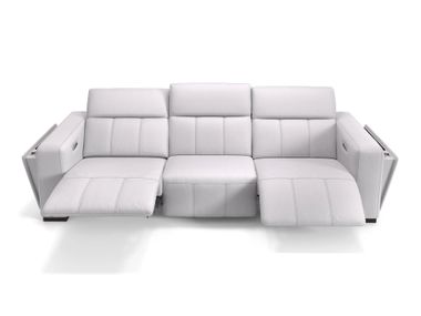 3 seater leather sofa ANCONA XXL Sofanella