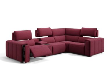 Ecksofa aus Stoff für Wohnzimmer BRANO Sofanella