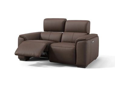 2 seater leather sofa CALVERA Sofanella
