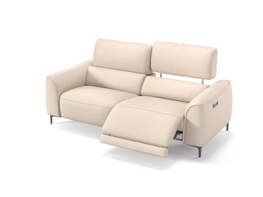 3 seater leather sofa COMO Sofanella