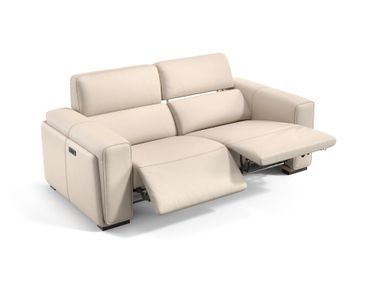 3 seater leather sofa LENTA Sofanella