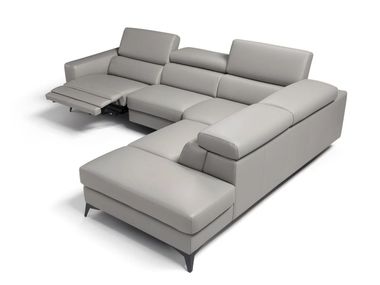 Ecksofa aus Leder LONATO Sofanella