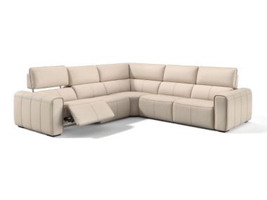 Ecksofa aus Leder MAROLA Sofanella